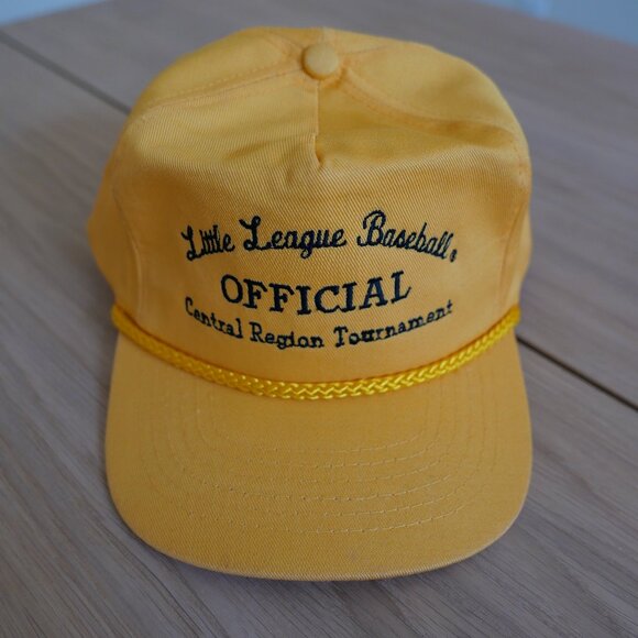 Vintage Snapback Cap // 90s Little League Central Region Tournament Official Hat - Picture 1 of 6
